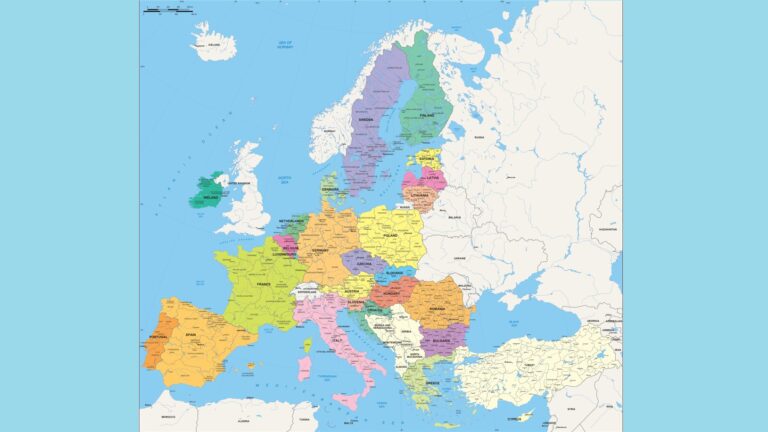 Europe map