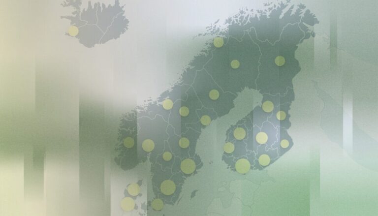 Nordic AI health map