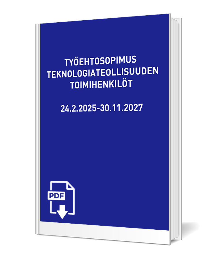 Työehtosopimus, teknologiateollisuuden toimihenkilöt 2025-2027