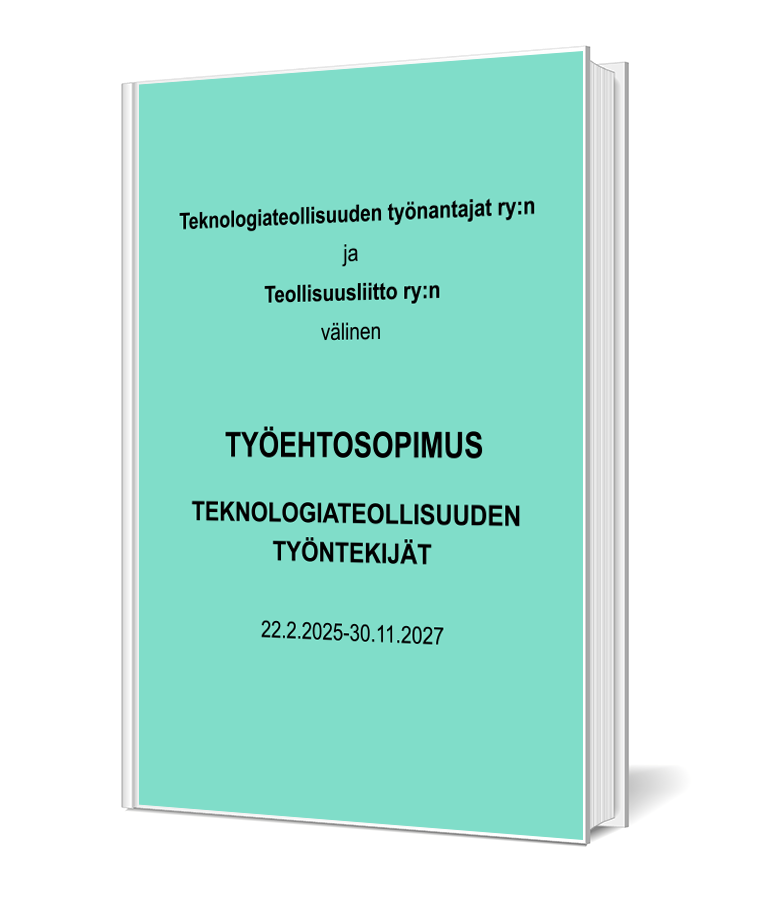 Työehtosopimus, teknologiateollisuuden työntekijät 2025-2027