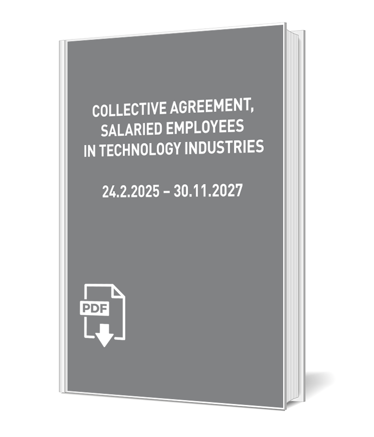 Collective agreement, Salaried Employees In Technology Industries 2025-2027